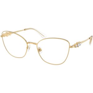 Swarovski Vrouw Swarovski SK1034 4004 Optische monturen Metaal Goud Transparant Kattenoog Normaal