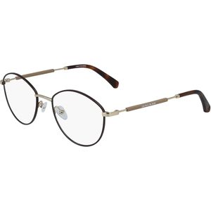 Calvin Klein Unisex CKJ19107 210 Optische monturen Metaal Bruin  Rotonde