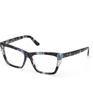 Guess by Marciano Vrouw GM50048 092 Optische monturen Acetaat Blauw  Kwadraat Normaal