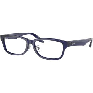 Ray - Ban Unisex RX5408D 5986 Optische monturen Acetaat Blauw Transparant Hurken Normaal