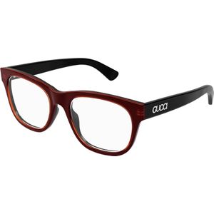 Gucci Man GG1796O 007 Optische monturen Acetaat Zwart Transparant Kwadraat