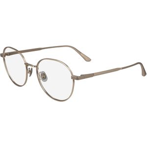 Calvin Klein Uniseks Calvin Klein CK24101N 770 Optische monturen Metaal Goud  Geometrisch Normaal