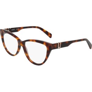 Liu Jo Donna LJ2826R 240 Optische monturen Acetato Havana  Cat Eye Normale