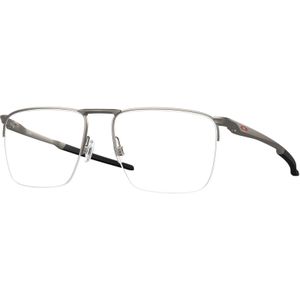Oakley Man OX3026 VOON 302604 Optische monturen Metaal Grijs Transparant Hurken Normaal