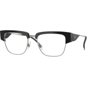 DIESEL Unisex DL4005 2001 Optische monturen Acetaat Zwart Transparant Hurken Normaal