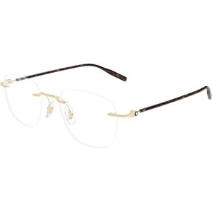 Montblanc Man MB0430O 003 Optische monturen Metaal Goud Transparant Rotonde