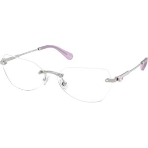 Swarovski - SK1031 - Optische Monturen - Zilver - Geometrisch