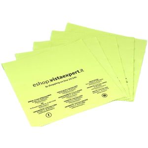 VistaExpert  10 x Vistaexpert MicroFiber -doeken om glazen, lenzen, camera's, iPads, iPhones, tablets, mobiele telefoons, LCD -schermen te reinigen Microvezel en reiniging