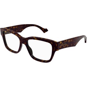 Gucci Man GG1428O 002 Optische monturen Acetaat Havana  Hurken