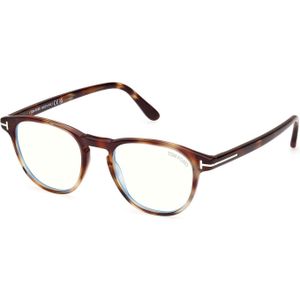 TOM FORD Man FT5899-B 55 Optische monturen Acetaat Havana  Hurken Normaal