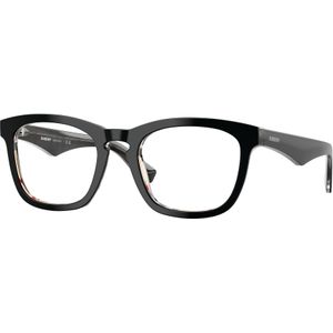 Burberry Man Be2417 4121 Optische monturen Acetaat Zwart Transparant Hurken Normaal