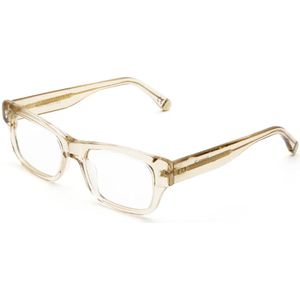Retrosuperfuture Unisex LZV -nummer 74 hars Optische monturen Acetaat Beige  Hurken