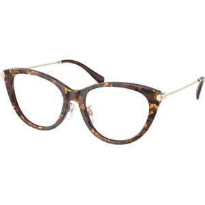 Michael Kors Donna MK4153D Yangtze 4016 Optische monturen Acetato Marrone Trasparente Cat Eye Normale