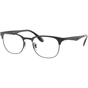 Ray - Ban Unisex RX6346 2904 Optische monturen Staal Zwart Transparant Hurken Normaal