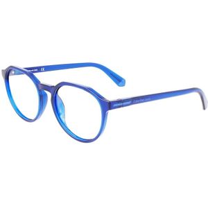 Calvin Klein Unisex CKJ21634 400 Optische monturen Acetaat Blauw  Rotonde