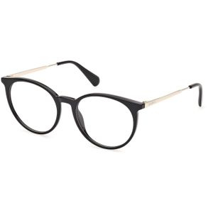 MAX&Co Vrouw MO5145 001 Optische monturen Geïnjecteerd Zwart  Rotonde Normaal