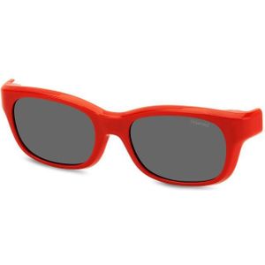 Polaroid Kind PLD K006 CL-on L7Q/M9 Clip-ons Plastic Oranje Grijs Hurken Gepolariseerd