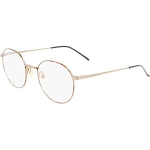 Calvin Klein Unisex CK22108T 213 Optische monturen Titanium Goud  Rotonde