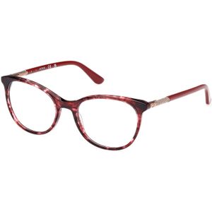 Guess Vrouw GU2657-N 066 Optische monturen Acetaat Rood  Rotonde Normaal