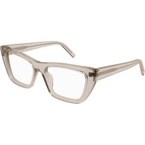 SAINT LAURENT - SL 276 MICA OPT 005 - Optische Monturen - Beige - Acetaat - Kattenoog
