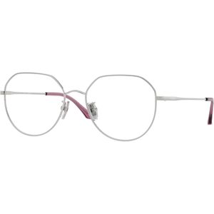 VOGUE EYEWEAR Vrouw VO4301D  323 Optische monturen Metaal Zilver Transparant Geometrisch Normaal