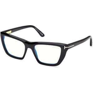 TOM FORD Vrouw FT6047-B 001 Optische monturen Acetaat Zwart  Kattenoog Normaal