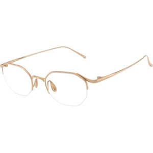 Giorgio Armani Man AR5157T  3411 Optische monturen Titanium Goud Transparant Kussen Normaal