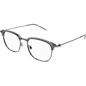 Montblanc Man Montblanc MB0316OA 003 Optische monturen Acetaat Grijs Transparant Kwadraat