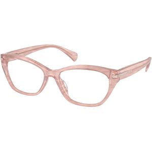 Ralph Lauren Vrouw RA7161U 6155 Optische monturen Acetaat Roos Transparant Kussen Normaal