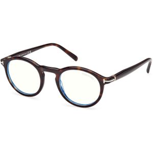TOM FORD Man FT5979-B 52 Optische monturen Acetaat Havana  Rotonde Normaal