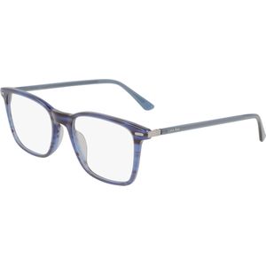 Calvin Klein Unisex CK22541 420 Optische monturen Acetaat Blauw  Vierkant Fotochromatisch Fotochromatisch
