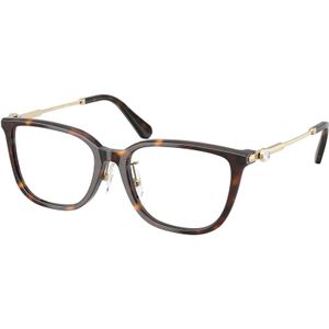 Swarovski Vrouw SK2041D 1002 Optische monturen Acetaat Schildpad Transparant Kussen Normaal