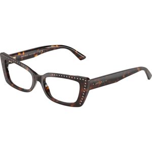 Jimmy Choo Vrouw JC3018B 5002 Optische monturen Acetaat Schildpad Transparant Kattenoog Normaal