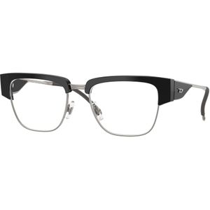 DIESEL Unisex DL4005 2026 Optische monturen Acetaat Zwart Transparant Hurken Normaal