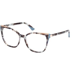 Guess by Marciano Vrouw GM0390 92 Optische monturen Acetaat Blauw  Kattenoog Normaal