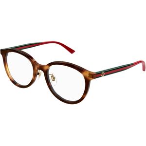 Gucci Vrouw GG1867OK 002 Optische monturen Acetaat Havana Transparant Rotonde