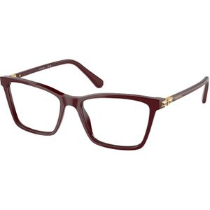 Swarovski Vrouw SK2015 1008 Optische monturen Acetaat Altviool Transparant Hurken Normaal