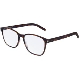 SAINT LAURENT Unisex SL 186 B ​​Slim 005 Optische monturen Acetaat Havana  Hurken