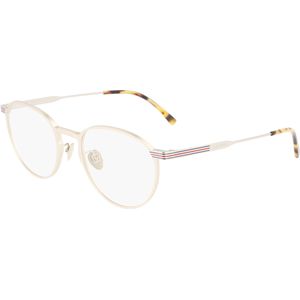 Lacoste Man L2284E 714 Optische monturen Metaal Goud  Rotonde Fotochromatisch Fotochromatisch