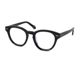 Vitallite Unisex Mod. 509 Blue Block HMC Leesbrillen Acetaat Zwart  Pantos Blauw anti-licht