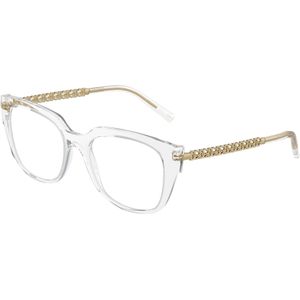 Dolce & Gabbana Vrouw DG5087 3133 Optische monturen Nylon Transparant Transparant Hurken Normaal
