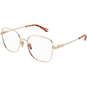 Chloé Vrouw CH0141OA 002 Optische monturen Metaal Goud  Vierkant