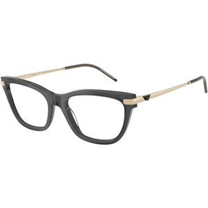 Emporio Armani Donna EA3262 6262 Optische monturen Acetato Grigio Trasparente Cat Eye Normale