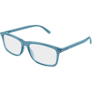 Gucci Man GG1447O 010 Optische monturen Acetaat Blauw Transparant Kwadraat