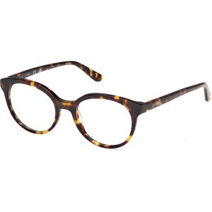 Guess Uniseks GU50270 056 Optische monturen Acetaat Havana  Rotonde Normaal