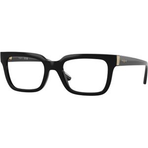 VOGUE EYEWEAR Vrouw VO5611B W44 Optische monturen Nylon Zwart Transparant Kussen Normaal