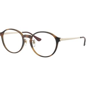 Ray - Ban Unisex RX7178D 2012 Optische monturen Geïnjecteerd Schildpad Transparant Pantos Normaal