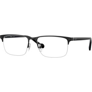 VOGUE EYEWEAR Man VO4292 352S Optische monturen Metaal Zwart Transparant Hurken Normaal