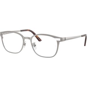 Ray - Ban Unisex RX8780D  1047 Optische monturen Titanium Grijs Transparant Hurken Normaal