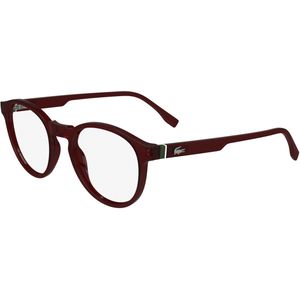 Lacoste Man L2950 601 Optische monturen Bio-injectie Bordeaux  Hurken Normaal Normaal